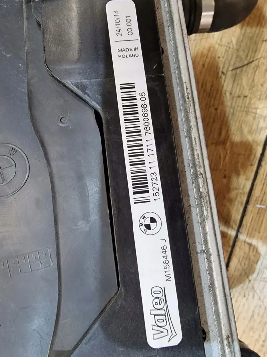 BMW F34 GT MPAKIET CHŁODNICA PLUS WLOT 8057205 7600698 image 3