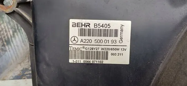 Jäähdyttimen Tuuletin Mercedes 3.7 S W220 A2205000193 image 5