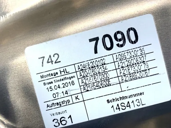 OEM LORK-993-112372 Linker Achterruitregelaar Mercedes image 3