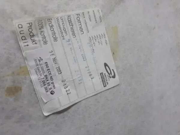 Gebrauchte graue Dachhimmel OEM 7066569 für BMW image 3