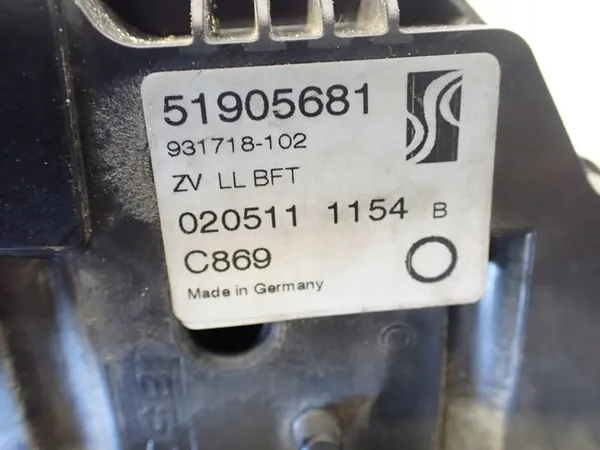 Vordere Rechte Türschloss Fiat Grande Punto 51905681 image 3