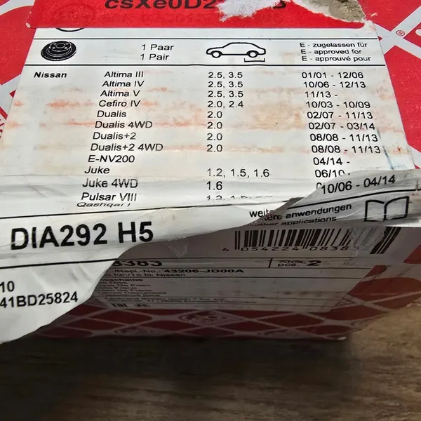 2× Febi Bilstein 108383 Disco de Freio image 6