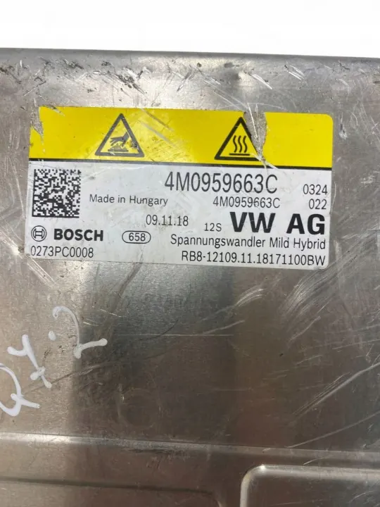 Convertidor de voltaje Audi Q7 4M 2018 OEM 4M0959663C image 8