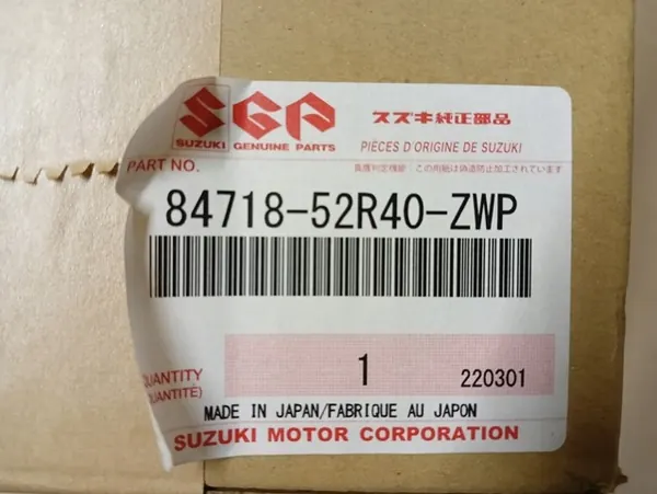 OEM 84718-52R40-ZWP Oikea peilin kansi Suzuki Swift MK8 image 3