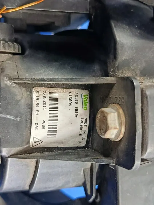 NISSAN QASHQAI J10 LIFT FAROL DIREITO VALEO 261508992A image 6