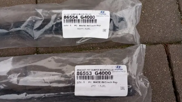 HYUNDAI i30 III 2017-2022 Deslizamento de Para-choque Frontal 86553-G4000 image 2