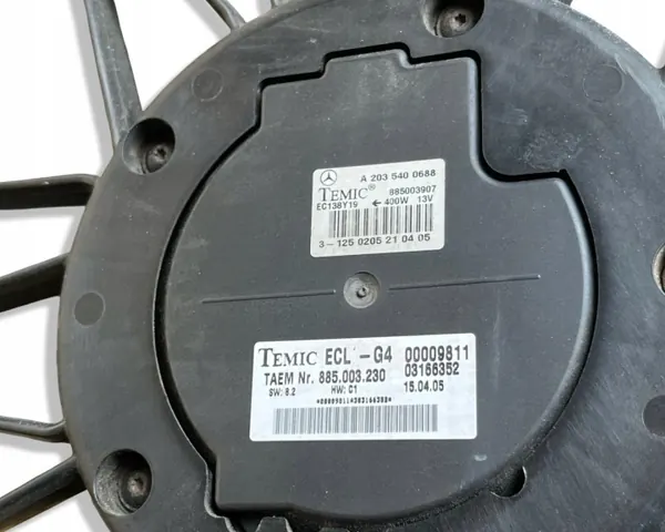 Kylarfläkt Mercedes-Benz A2035001593 - Begagnad image 3