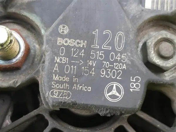 Vaihtovirtageneraattori Mercedes C-luokka W203 2000-2007 2.0 120A A0111549302 image 5