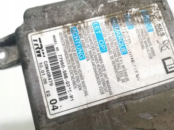 OEM 77960SNBG215M1 Honda Civic SRS-krockkudde modul image 3