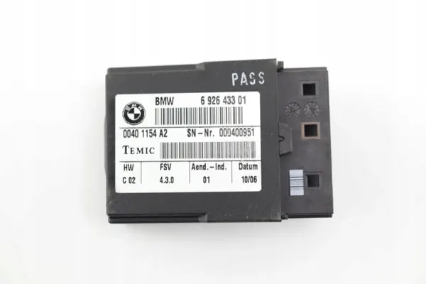 BMW Istuinmoduuli OEM 692643301 E90 2.0 D 2004-2008 image 2