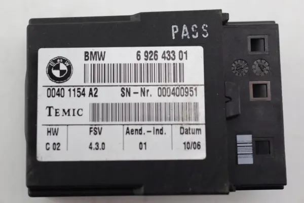 BMW Istuinmoduuli OEM 692643301 E90 2.0 D 2004-2008 image 3