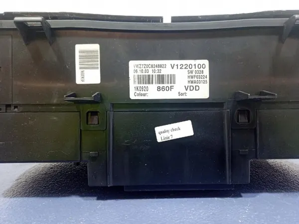 Cuadro VW Golf V 1.9 TDI OEM 1K0920860F image 7