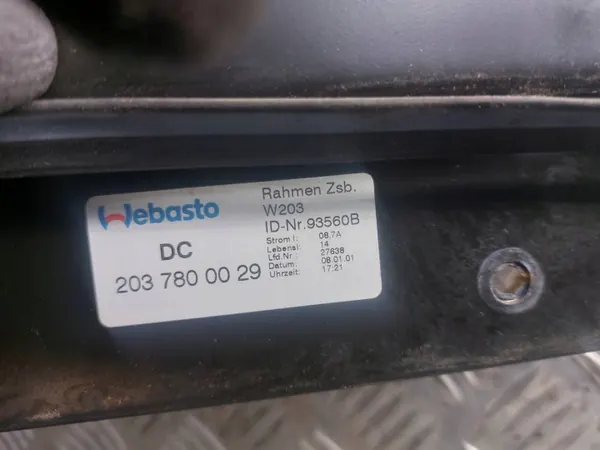 Techo solar usado OEM 2037800440 para Mercedes-Benz W203 Sedán image 6