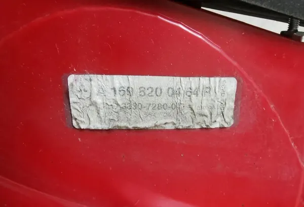 MERCEDES W169 A-KLASA LÁMPARA TRASERA DERECHA A1698200464R image 5