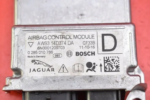 Módulo sensor airbag AW93-14D374-DA Jaguar XJ X351 image 7