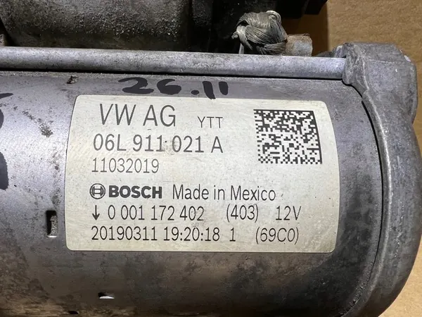 AUDI A4 B9 Q5 80A 2.0 TFSI Motor de Arranque 06L911021A image 7