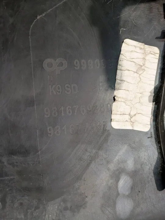 Vänster bakre stötfångarhörn Toyota Proace City OEM 9816769380 image 3