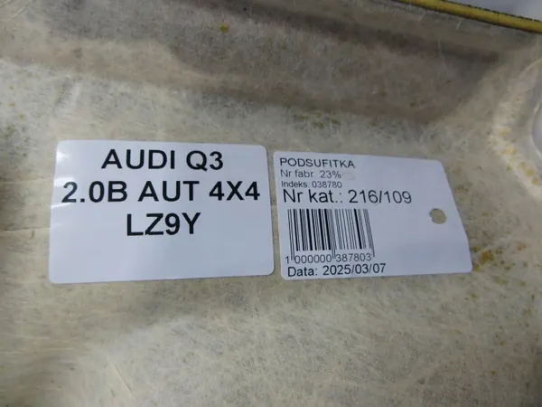 Sous-caisse Audi Q3 8U S-Line OEM 216/109 image 5
