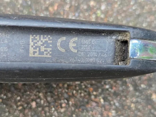 PEUGEOT Sytytysavain + Avaimet 9663123380 image 6