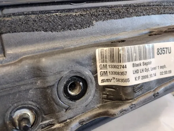 Espejo izquierdo eléctrico OEM 13302744 para Opel Astra image 9