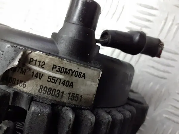 ALTERNATOR OPEL ZAFIRA B 1.7 CDTI 8980311551 image 3