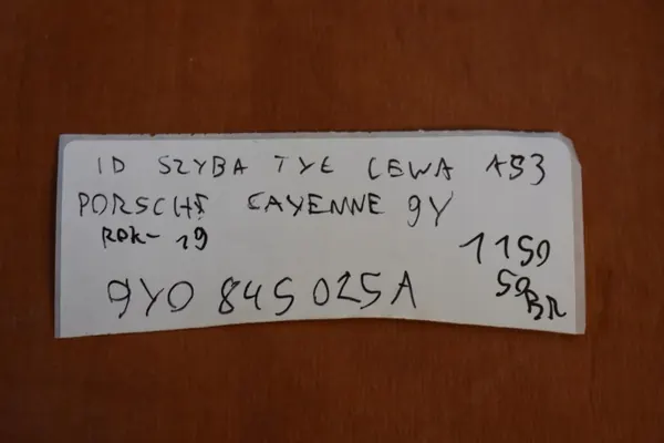 Linke Hintertürscheibe OEM 9Y0845025A 555 Porsche Cayenne image 4