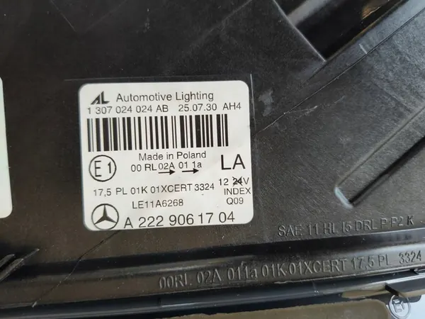 Linker koplamp Mercedes S-Klasse W222 13-17 Full LED ILS image 9