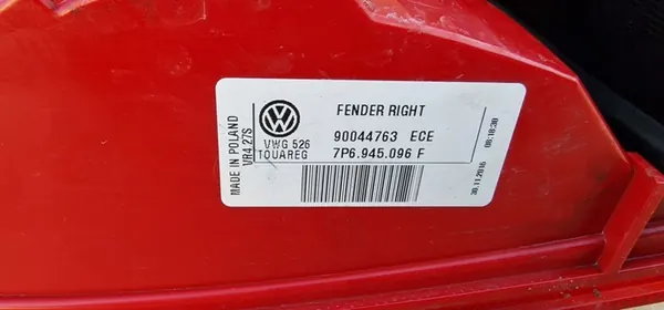 VW Touareg Lámpara Trasera Derecha Original 7P6945096F image 7