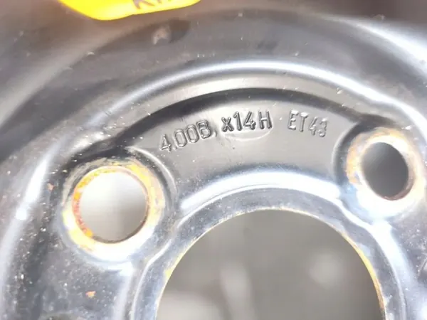 Stalen reservewiel Fiat 500 Panda Punto Lancia 135/80 R14 image 7