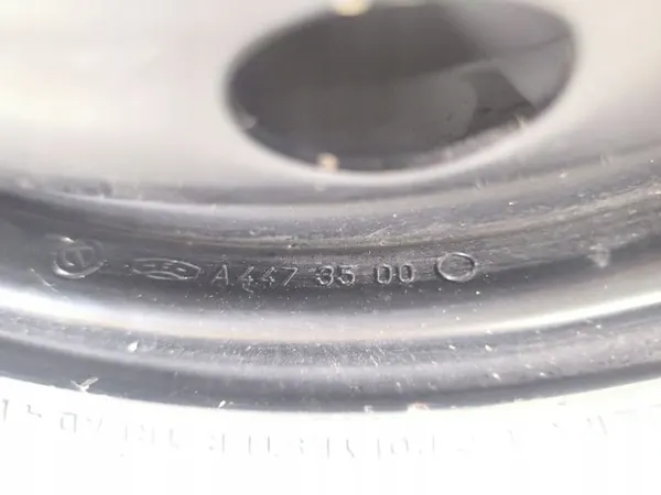 Stalen reservewiel Fiat 500 Panda Punto Lancia 135/80 R14 image 8