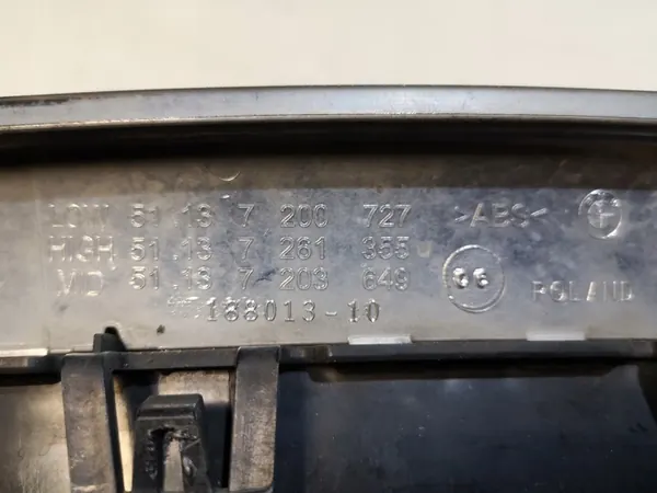 BMW 5 F10 F11 Kidney Grill Chrome image 8