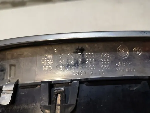 BMW 5 F10 F11 Kidney Grill Chrome image 9