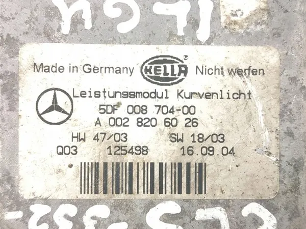 Mercedes-Benz ML W164 2007 Right Side Xenon Module A0028206026 image 3