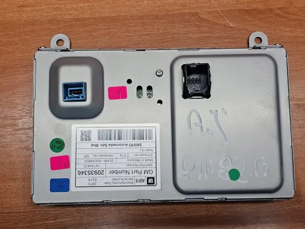 Panneau radio afficheur DVD 800 OEM pour Opel Astra J noir image 8