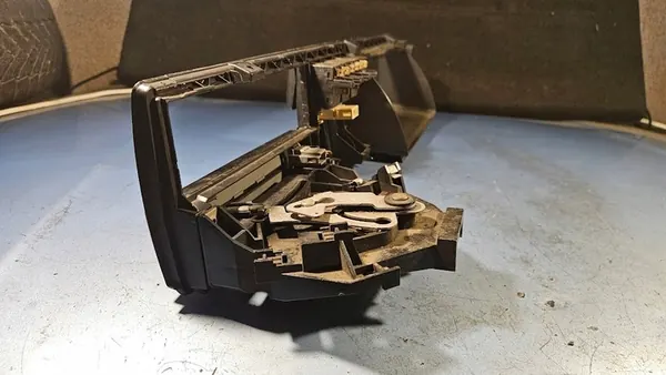 Painel de ventilação VW GOLF II com interruptores 191857243A image 10