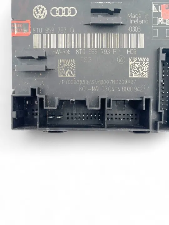 Módulo de puerta Audi A5 8T OEM 8T0959793Q - Usado image 4
