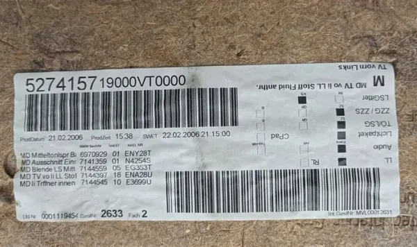 OEM Dörrklädspanel Vänster Fram BMW E90 Sedan image 5
