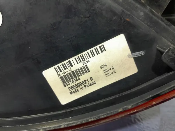 RENAULT LAGUNA III GRANDTOUR BAKLYKTA HÖGER EU 265500021R image 6