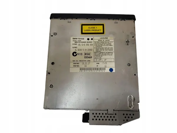 BMW CD-byttare OEM 65126956939 för 5-serie E60 image 2