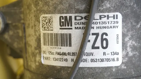 A/C Kompressori OPEL ASTRA J ZAFIRA C 2.0 CDTI 13412249 image 6