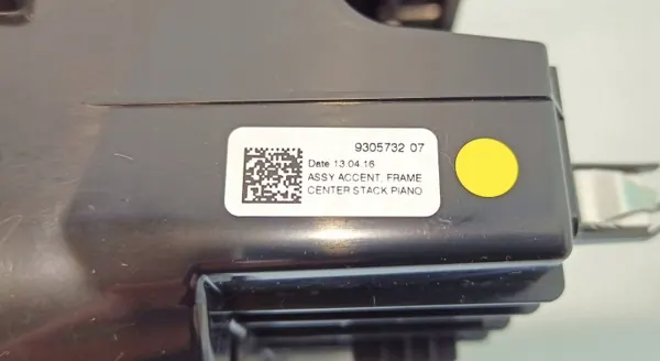 Painel ar condicionado Mini Clubman OEM 9383897 usado image 4