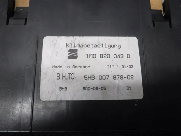 Panel control ventilación OEM 1M0820043D Seat Leon I image 3