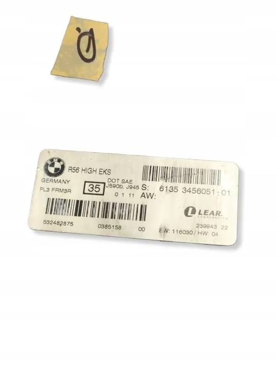 Valosäädin OEM 3456051 Mini Cooper R56:lle image 3
