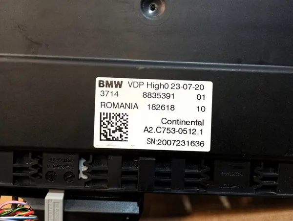 Module de contrôle de suspension BMW G11 G12 G30 G31 8835391 image 2
