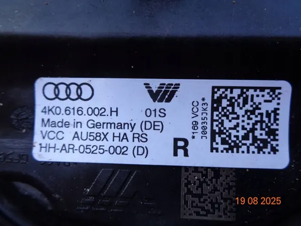 Audi RS6 C8 Heck-Airbag OEM 4K0616002H Gebraucht image 8