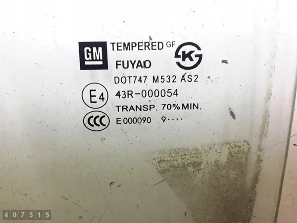 Vidrio de puerta Chevrolet Spark OEM e443r000054 image 3