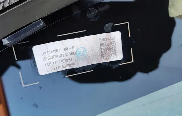 Tesla Model 3 Lift Panoramic Rear Glass OEM 1714867-00-E image 7