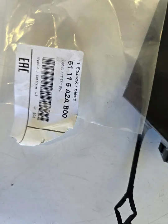 Tampa de gancho dianteiro BMW X3 G01 X4 G02 LCI - NOVA 51115A2AB00 image 4