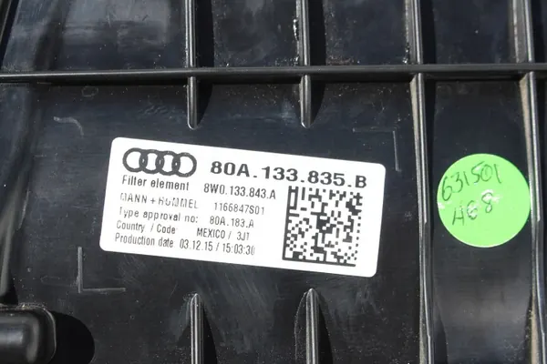 Caixa Filtro Ar Audi Q5 OEM 80A133835B Usado image 5