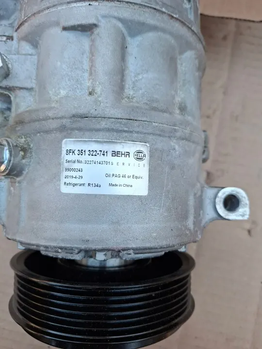 Compressor ar condicionado 8FK351322-741 VW Golf V 1.9 TDI image 8